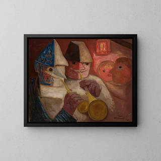 Balle - Tadeusz Makowski — gerahmtes Bild an der Wand