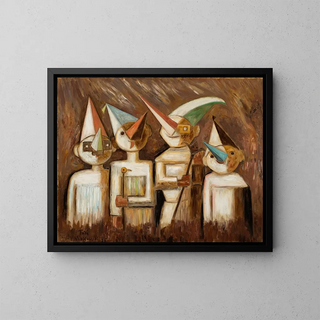 Tadeusz Makowski - Children in disguises.webp