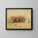 Haus - Tadeusz Makowski — gerahmtes Bild an der Wand