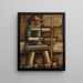 Fischer - Tadeusz Makowski — gerahmtes Bild an der Wand