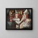 in einer Bar - Tadeusz Makowski — gerahmtes Bild an der Wand