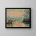 Landschaft bei Sonnenuntergang - Tadeusz Makowski — gerahmtes Bild an der Wand