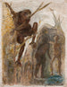 Landschaft mit Affe - Tadeusz Makowski — Ansicht des Kunstwerks