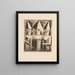 Masken - Tadeusz Makowski — gerahmtes Bild an der Wand