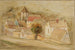 Kleine Stadt - Tadeusz Makowski — Ansicht des Kunstwerks
