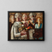 Performance musicale - Tadeusz Makowski — gerahmtes Bild an der Wand