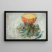 Ananas auf einem Teller - Tadeusz Makowski — gerahmtes Bild an der Wand