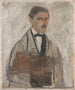 Selbstporträt - Tadeusz Makowski — Ansicht des Kunstwerks