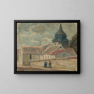 Tadeusz Makowski - Small village church Breuilpont.webp