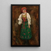 Frau in Volkskostüm von Krakau - Tadeusz Makowski — Ansicht des Kunstwerks