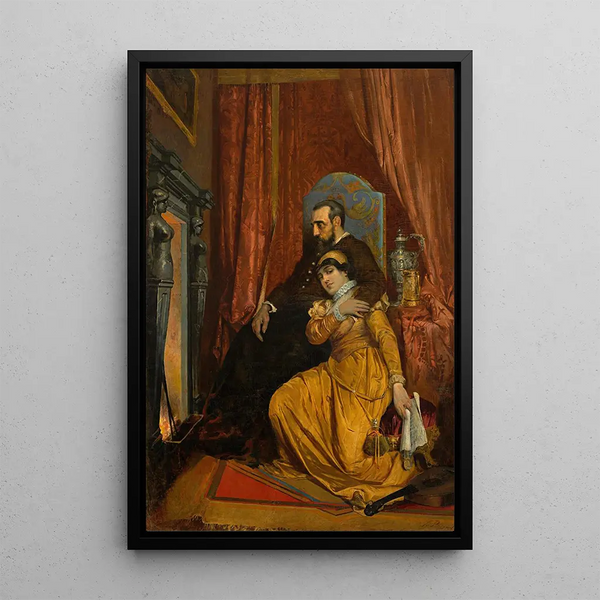 Tadeusz Popiel - Sigismund Augustus and Barbara Giza.webp