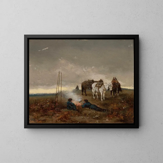 Tadeusz Rybkowski - Cossacks keeping watch.webp