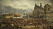 Messe vor Ostern auf dem Bernardine-Platz in Lemberg im Jahr 1895 - Tadeusz Rybkowski — Ansicht des Kunstwerks