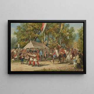 Tadeusz Rybkowski - Hutsul Wedding Procession in Front of the Emperor in Kolomyia.webp