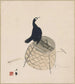 Kormoran auf einem Korb - Takeuchi Seihō — Ansicht des Kunstwerks