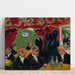 Taverne - Ernst Ludwig Kirchner — Wandpräsentation des Kunstwerks