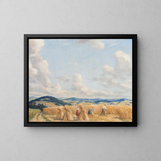 Tavk Frantiek imon - Harvest in the CzechMoravian Highlands.webp