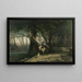Pause dans un bosquet - Telemaco Signorini — gerahmtes Bild an der Wand