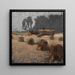 Erntezeit - Henry Keller — gerahmtes Bild an der Wand