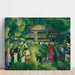 Reproduktion des Gemäldes Tennis à Newport - George Bellows