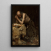 Ermite - Teodor Axentowicz — gerahmtes Bild an der Wand