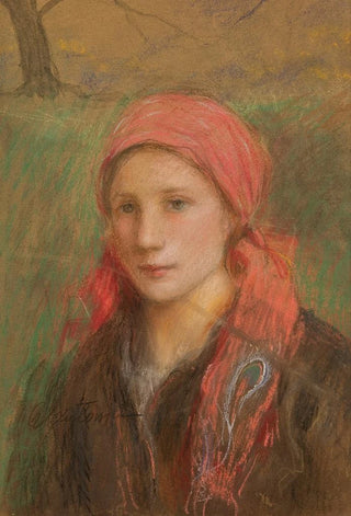 Teodor Axentowicz - Portret wiejskiej dziewczyny.webp