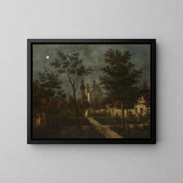 Das Kloster der Kamelitinnen in Bielany bei Krakau - Teodor Baltazar Stachowicz — gerahmtes Bild an der Wand