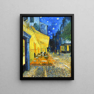 Terrasse des Cafés am Abend - Vincent Van Gogh | Kunstdruck Gemälde Wanddekoration Poster Kopie
