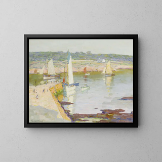Quai de Concarneau - Terrick Williams — gerahmtes Bild an der Wand