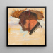 Kopf eines Fischers - Joaquín Sorolla — gerahmtes Bild an der Wand