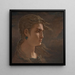 Tête de Méduse - Elihu Vedder — gerahmtes Bild an der Wand