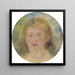 Kopf einer Frau Jeanne Samary - Pierre-Auguste Renoir — Wandpräsentation des Kunstwerks