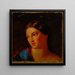 Kopf einer Frau - Miner Kilbourne Kellogg — gerahmtes Bild an der Wand