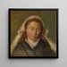 Kopf einer Frau - Romain Looymans — gerahmtes Bild an der Wand
