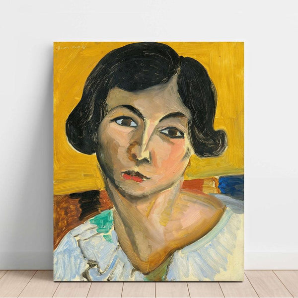 Reproduktion des Gemäldes Kopf einer geneigten Frau (Lorette) - Henri Matisse
