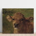 Reproduktion des Gemäldes Kopf vom Kalb - Rosa Bonheur