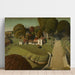 Reproduktion des Gemäldes The Birthplace of Herbert Hoover, West Branch, Iowa - Grant Wood