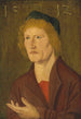 Portrait eines Edelmanns - Der Meister des Portraits von Angrer — Ansicht des Kunstwerks