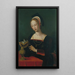 Sainte Marie Madeleine - Der Meister des Papageis — gerahmtes Bild an der Wand