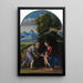 Die Heilige Familie - Der Meister der Zwölf Apostel — gerahmtes Bild an der Wand