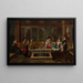 La Conversation - L'École de Vanmour — gerahmtes Bild an der Wand