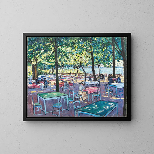 Auberge de Baumgartenbrück - Theo Von Brockhusen — gerahmtes Bild an der Wand