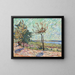 Sur la Havel - Theo Von Brockhusen — gerahmtes Bild an der Wand