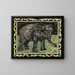 Elefant mit einer Flasche - Theo van Hoytema — gerahmtes Bild an der Wand