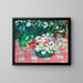 Anemonen und Eukalyptus - Theo van Rysselberghe — gerahmtes Bild an der Wand