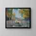 La Fontaine - Theo van Rysselberghe — gerahmtes Bild an der Wand