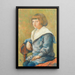 Portrait eines Kindes - Theo van Rysselberghe — gerahmtes Bild an der Wand