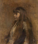 Portrait einer Mädchen - Theo van Rysselberghe — Ansicht des Kunstwerks