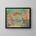 Rascasses und Hummer in einem Aquarium - Theo van Rysselberghe — gerahmtes Bild an der Wand