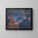 La Lecture - Theo van Rysselberghe — gerahmtes Bild an der Wand
